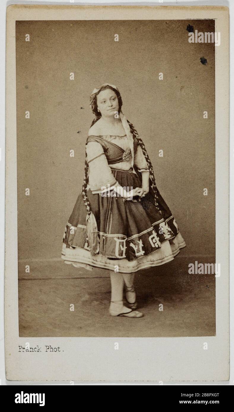 Portrait of Adele (dancer) Franck (François Gobinet de Villechole, dit ...