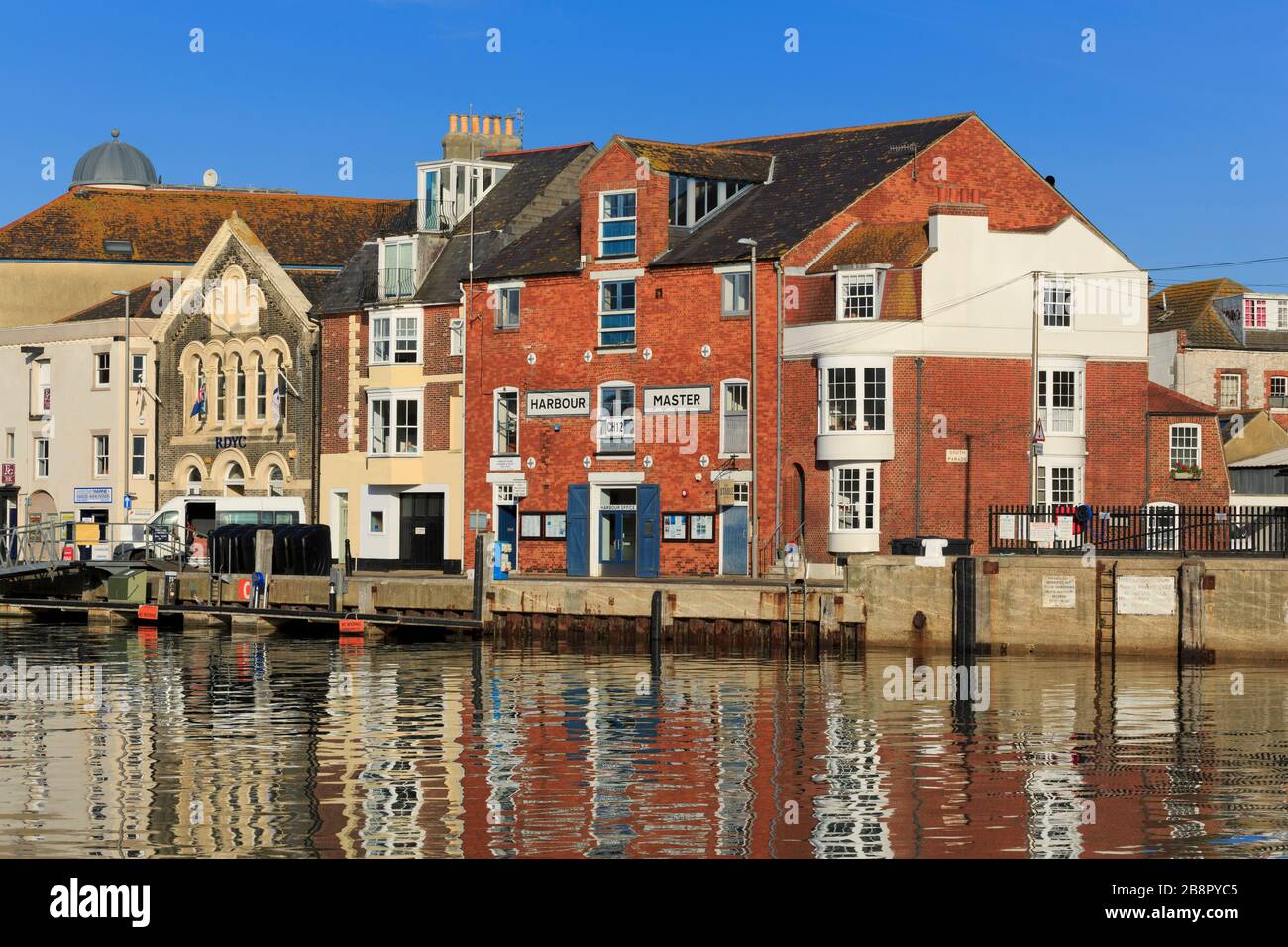 Weymouth harbour masters office dorset hi-res stock photography and ...