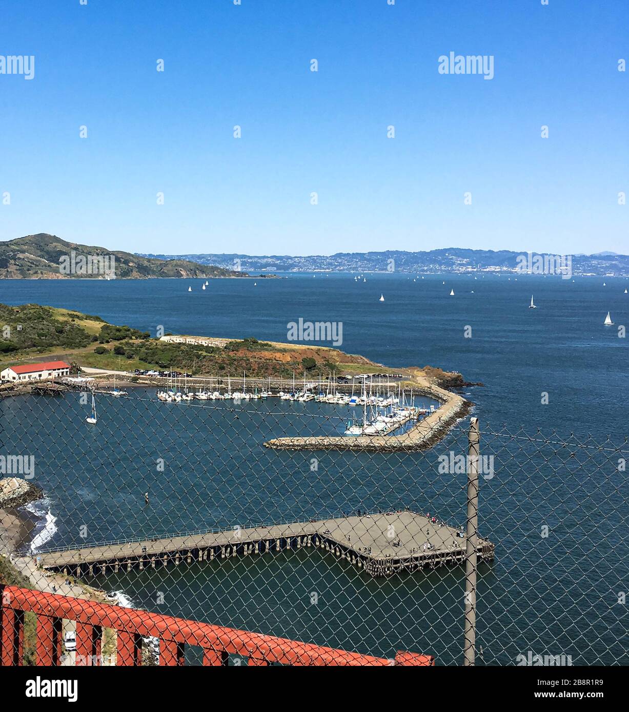 Golden Gate Bridge View Stock Photo