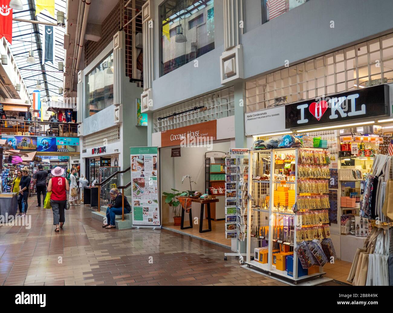 Shopping In Central Market Indoor Markets In Chinatown Kuala Lumpur Malaysia Stock Photo Alamy