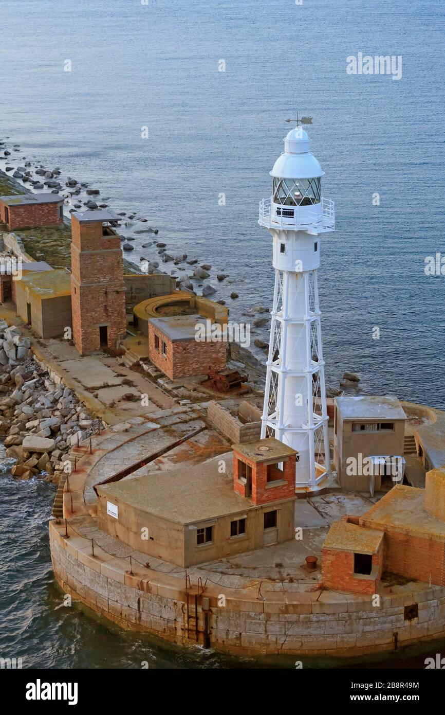 Breakwater Lighthouse, Portland Harbour, Weymouth, Dorset, England