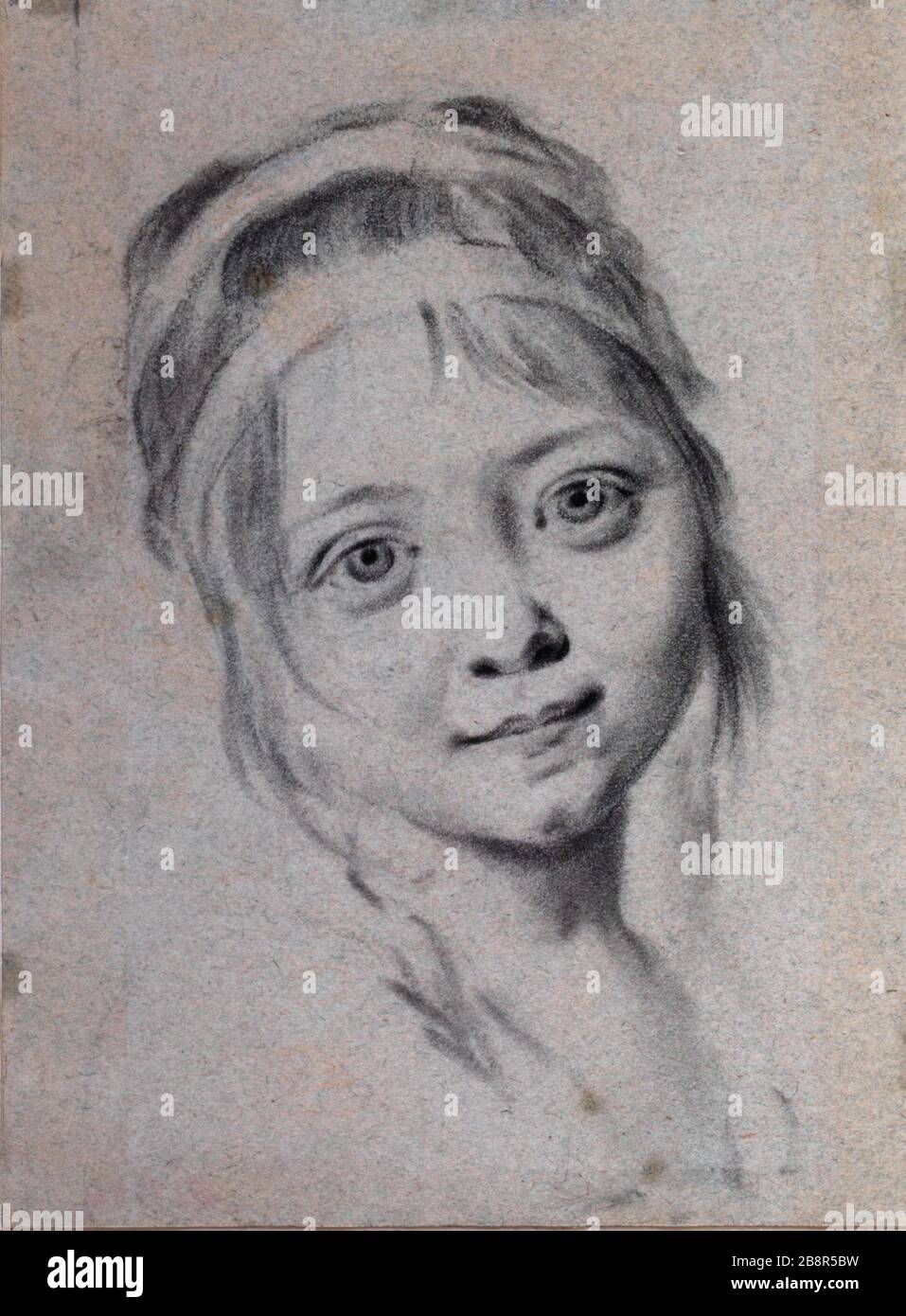 Portrait Of Girl Louis Leopold Boilly 1761 1845 Portrait De Fillette Dessin Paris Musee Carnavalet Stock Photo Alamy