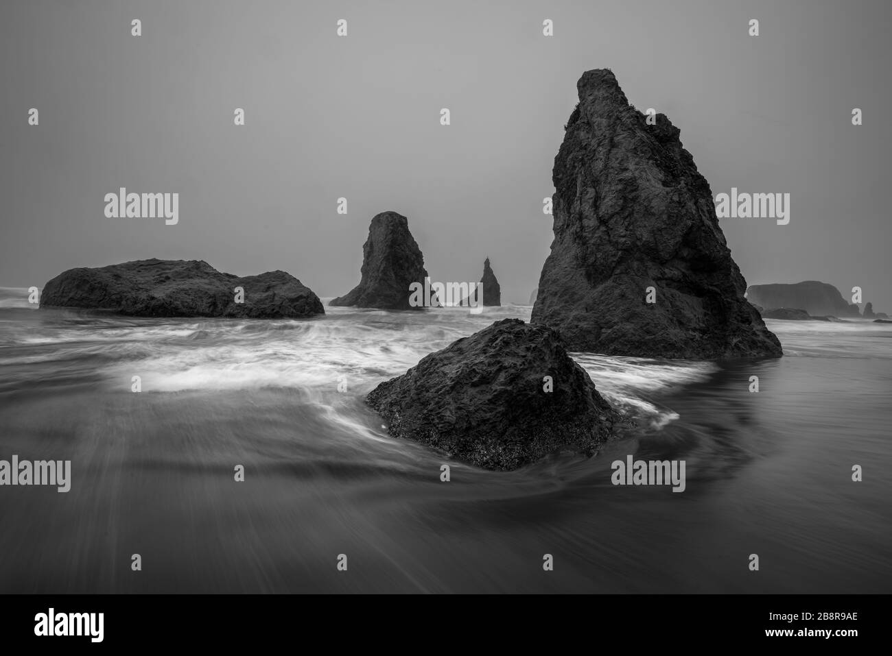 Oregon Coast Image Stock Photo Alamy
