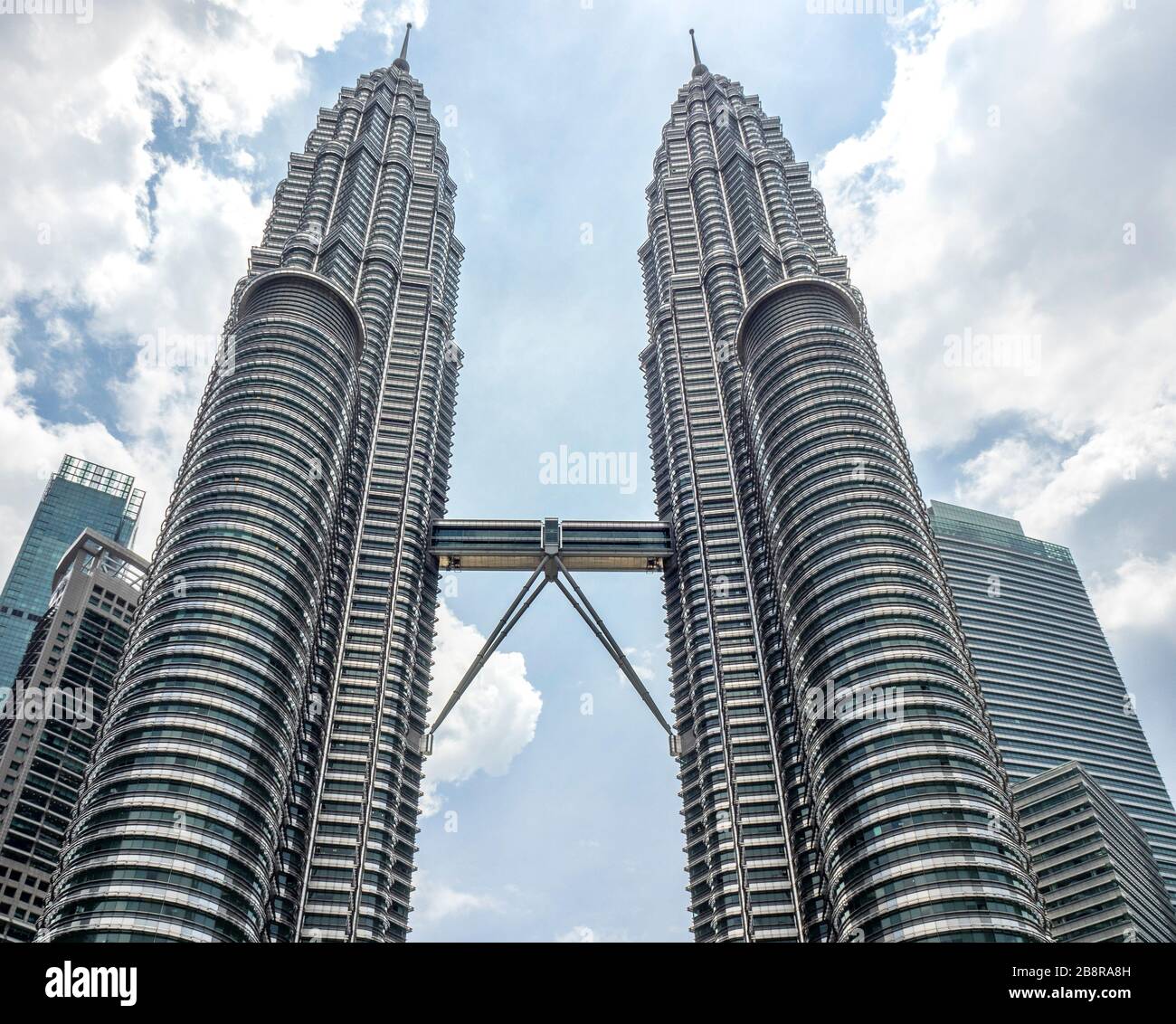 Petronas Twin Towers Kuala Lumpur Malaysia. Stock Photo