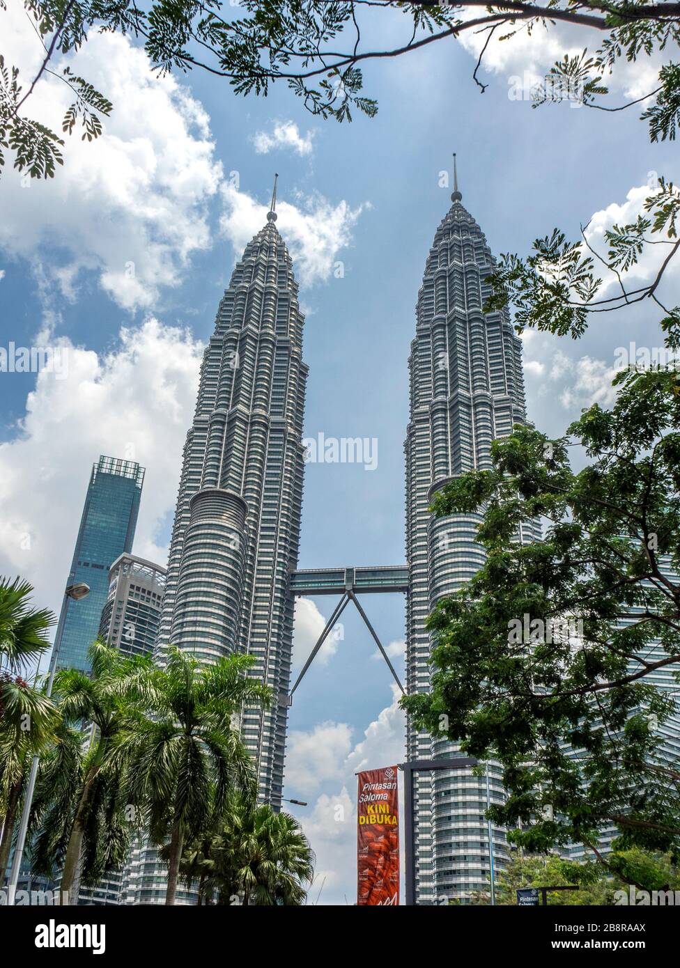 Petronas Twin Towers Kuala Lumpur Malaysia. Stock Photo