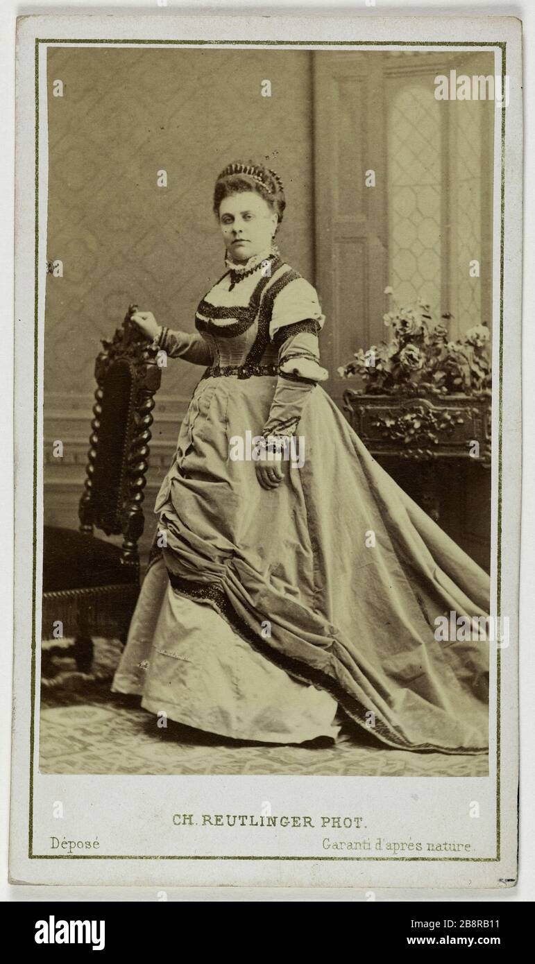 Portrait of Gueymard Pauline (1834-) (actress, opera singer) Portrait ...