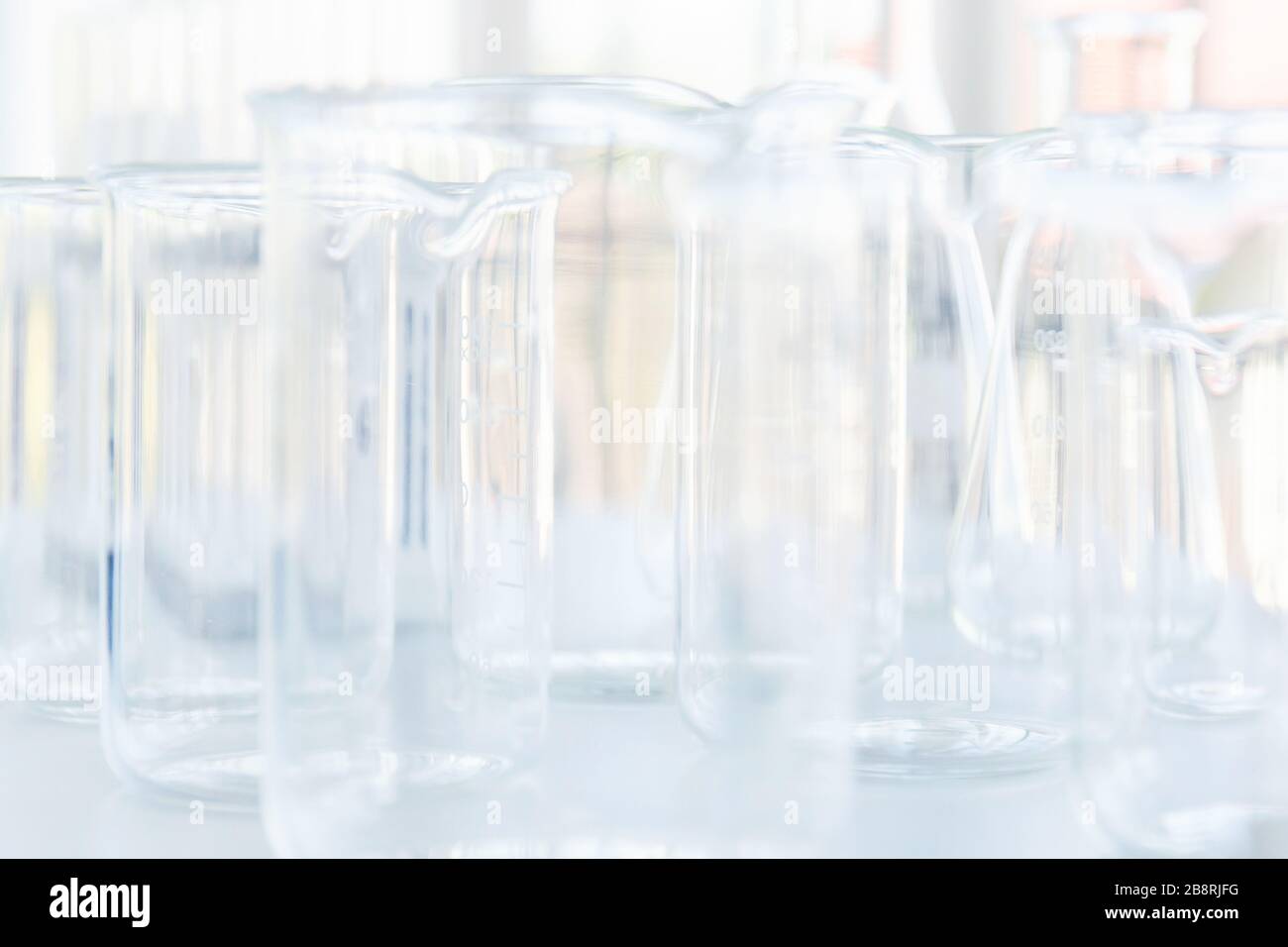 The glass bulb. Chemical flask. Chemical vessels. Glassware. Clean