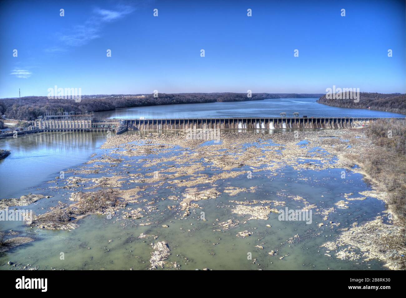 Aerial View Conowingo Hydroelectric Dam Maryland Stock Photo Alamy