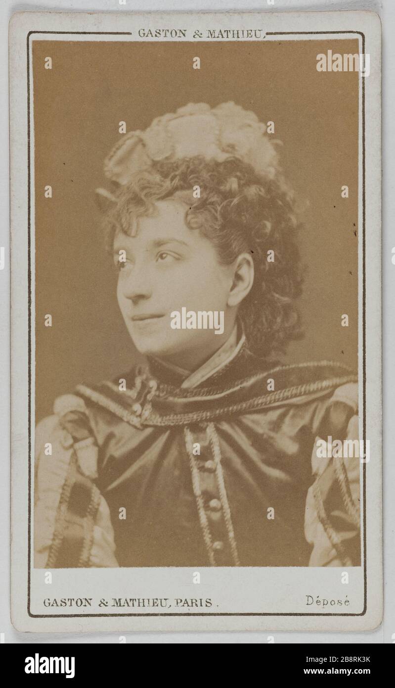 Maria Le Roux Portrait of Marie Leroux (actress) Portrait de Marie Leroux, actrice ...