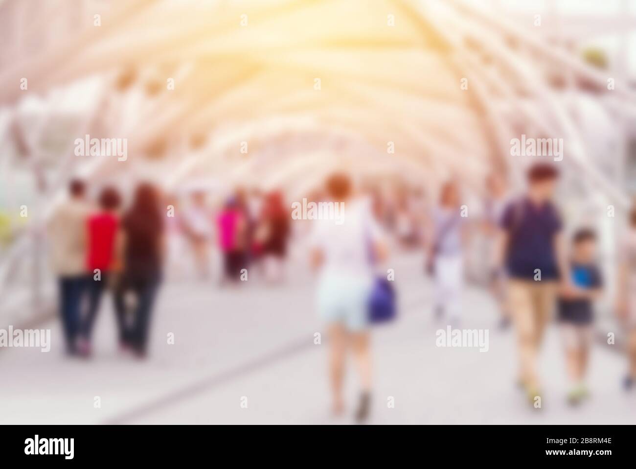 blur People Walking in the corridor of business center Stock Photo - Alamy