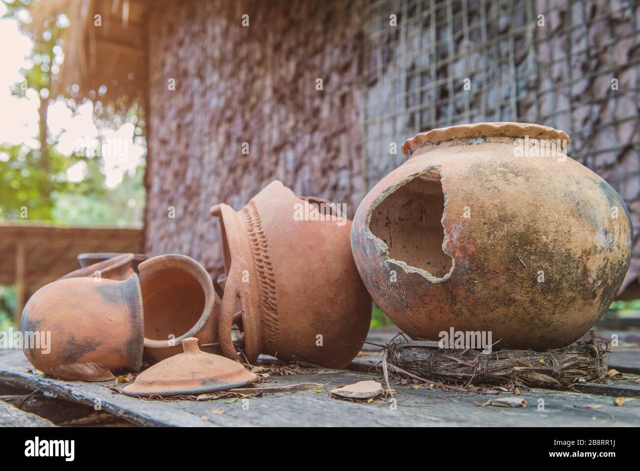 Broken clay jar hires stock photography and images Alamy
