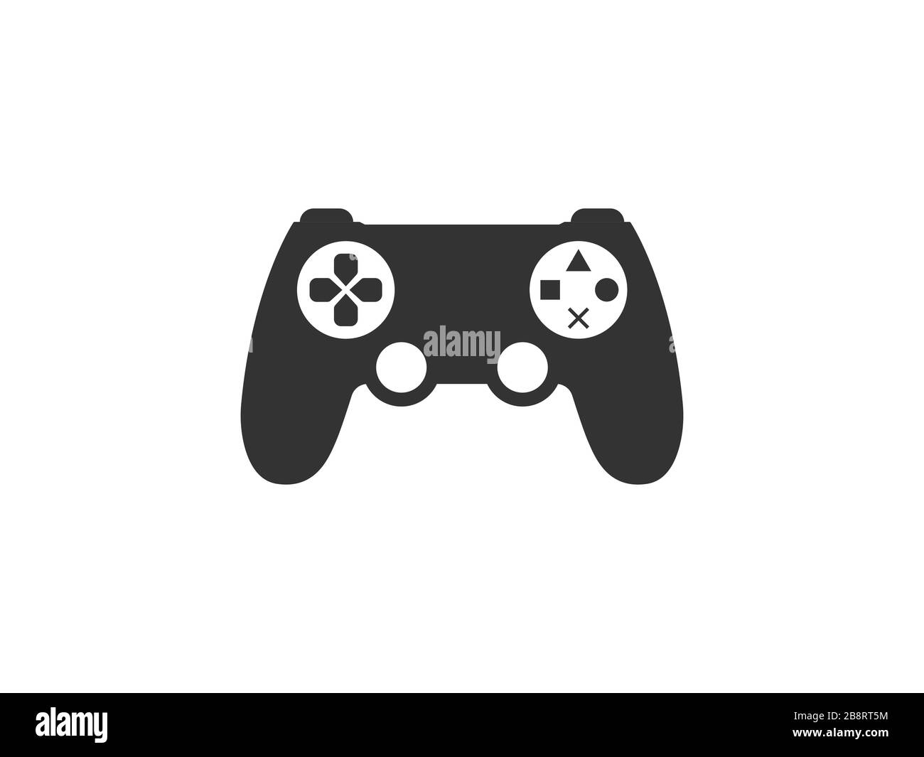 Controller, joystick icon. Vector illustration, flat design. Stock Vector