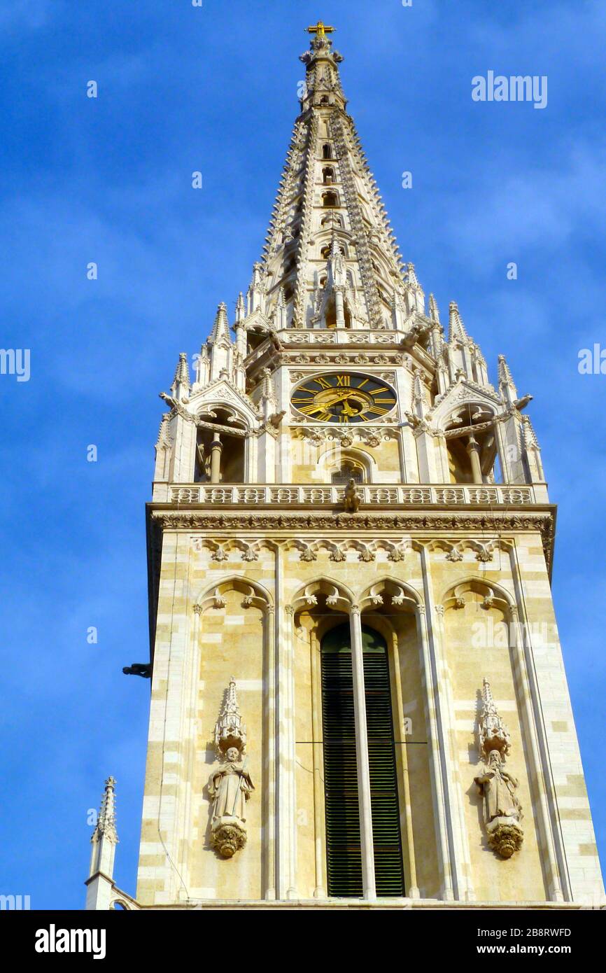 Zagreb clock tower hires stock photography and images Alamy