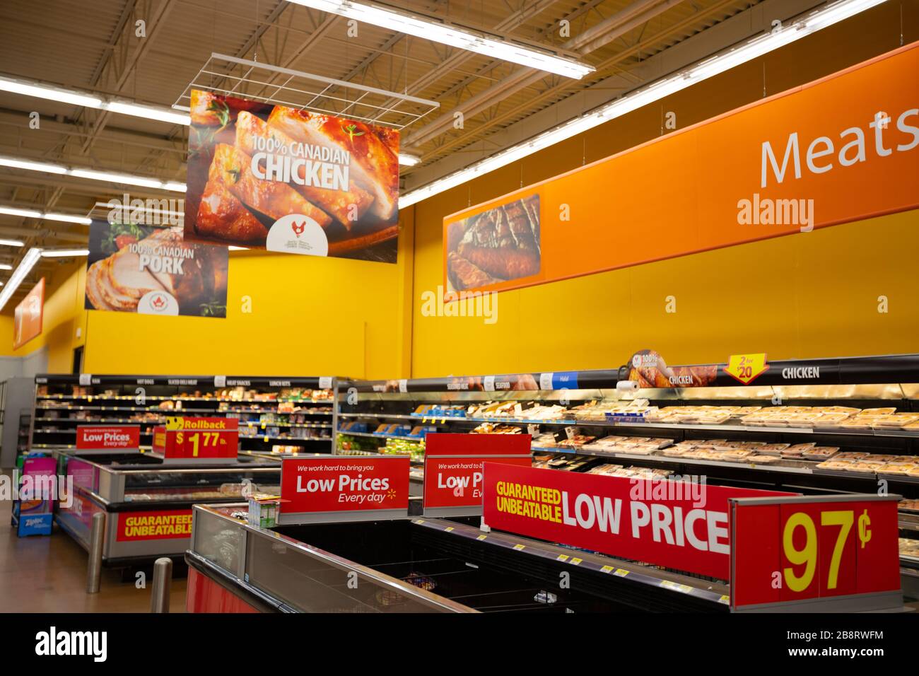 Walmart Supercenter editorial photography. Image of interior - 162095172