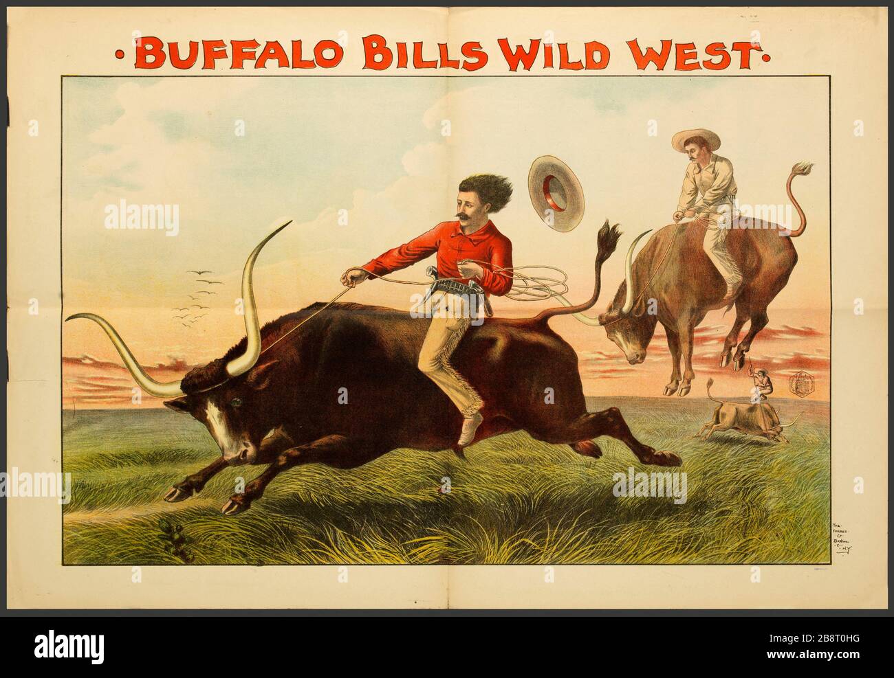 Buffalo bill wild west show poster hi-res stock photography and images ...