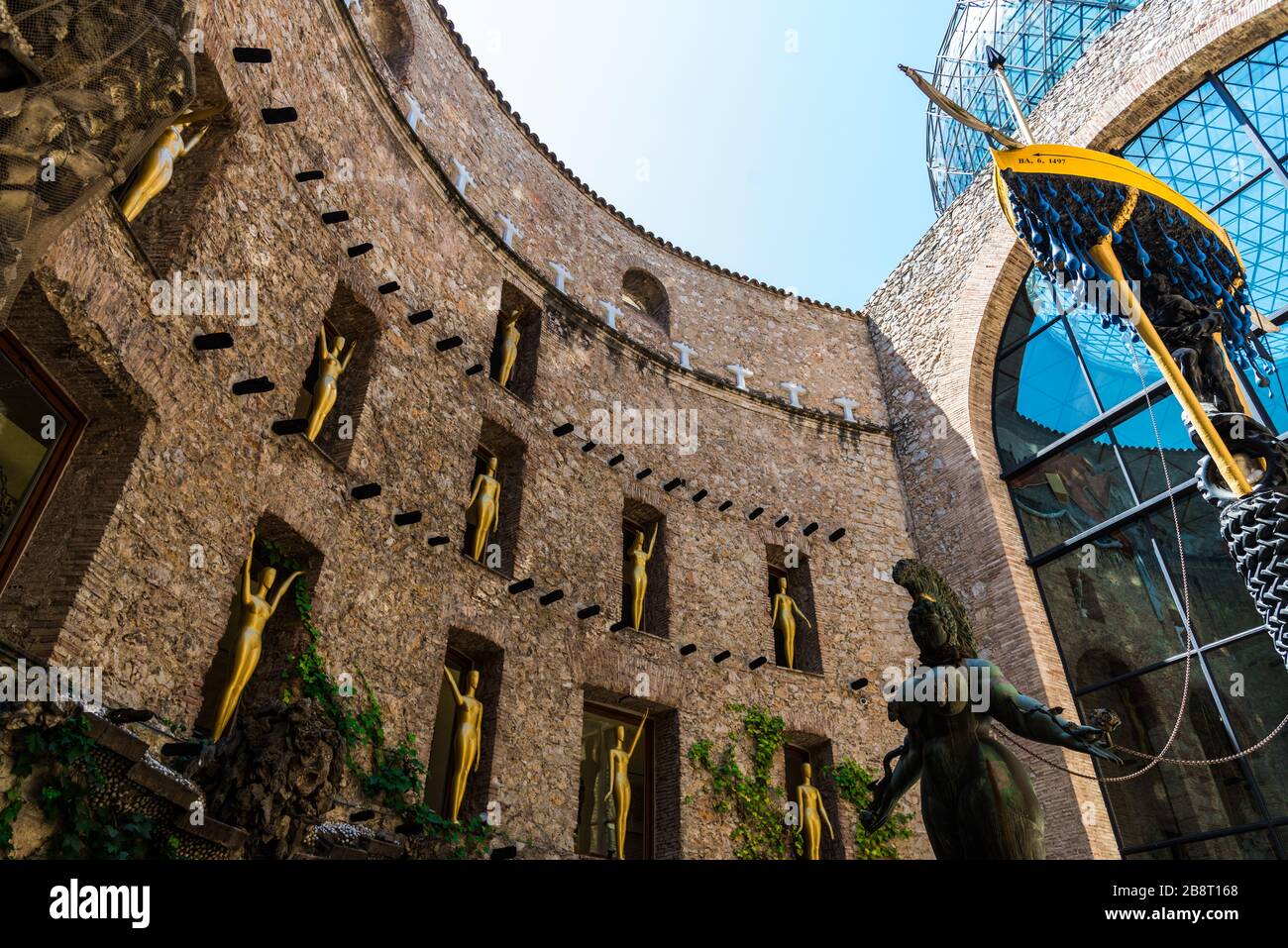 Figueres, Spain - August 3, 2019: Inside of Gala Salvador Dali Foundation museum Stock Photo
