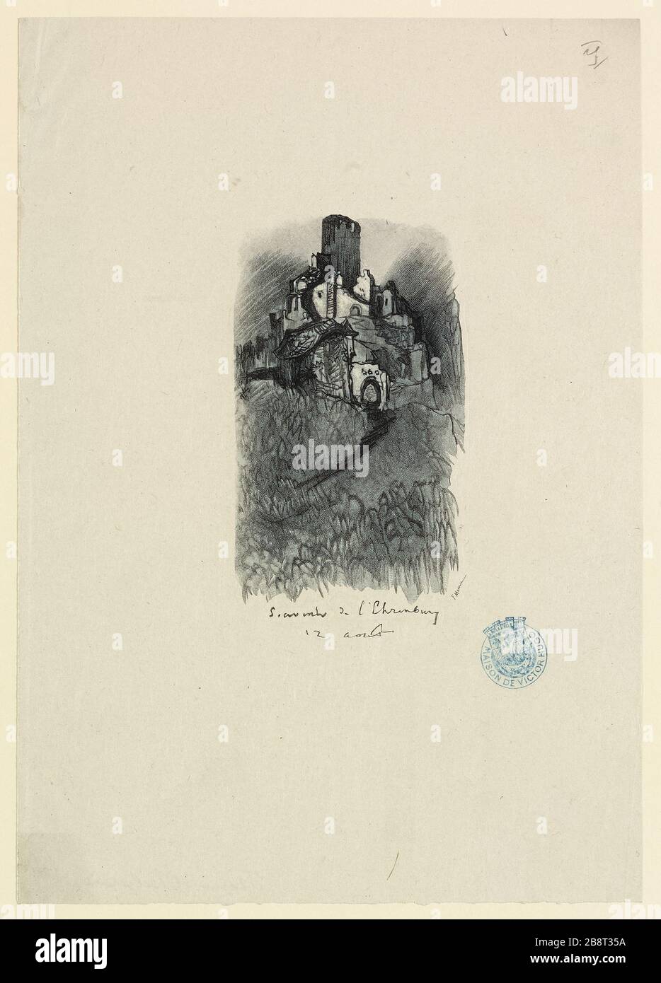 [France and Belgium] Remembrance of Erhenburg Stock Photo