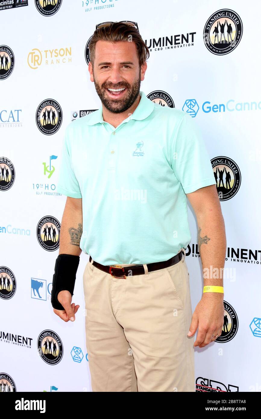 August 2, 2019, Dana Point, CA, USA: LOS ANGELES - AUG 2:  Jason Wahler at the Mike Tyson Celebrity Golf Tournament at the Monarch Beach Resort on August 2, 2019 in Dana Point, CA (Credit Image: © Kay Blake/ZUMA Wire) Stock Photo