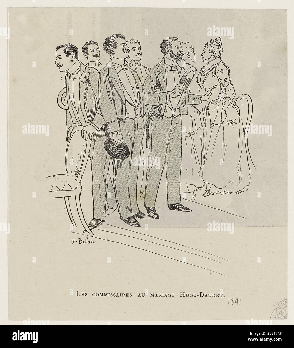 The Statutory marriage Hugo Daudet Stock Photo Alamy