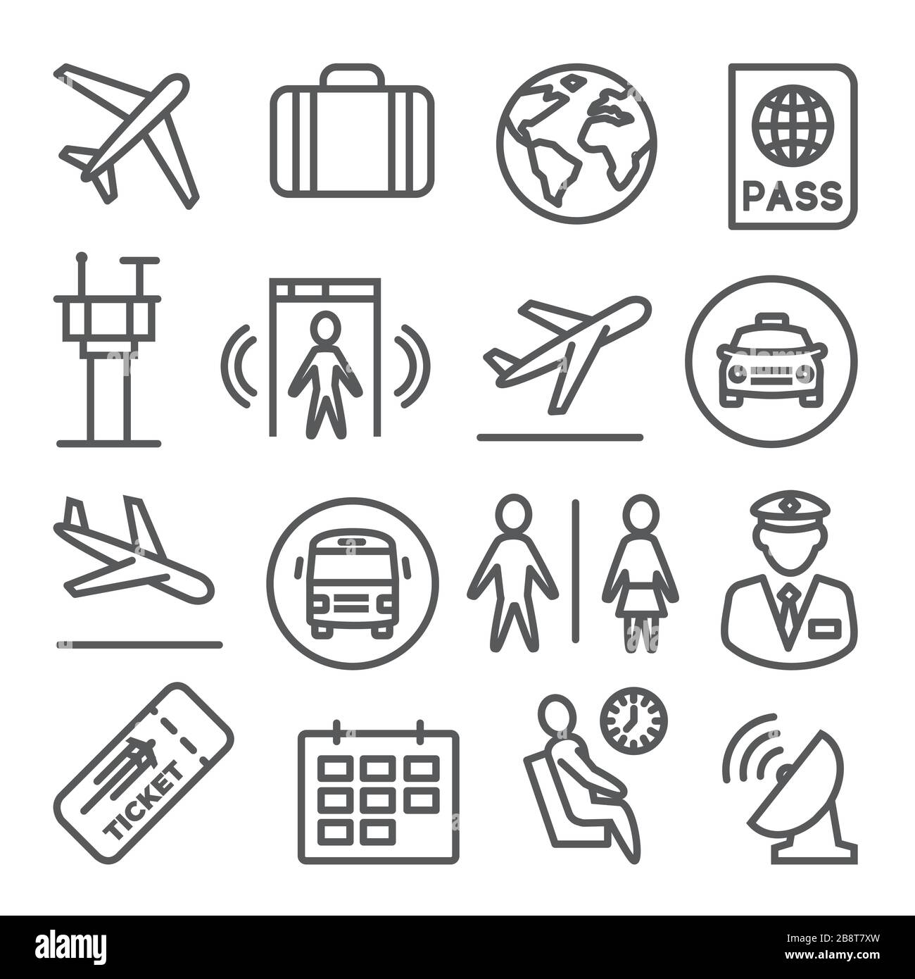 Ticket line airport Stock Vector Images Alamy Ticket line airport Stock Vector Images Alamy