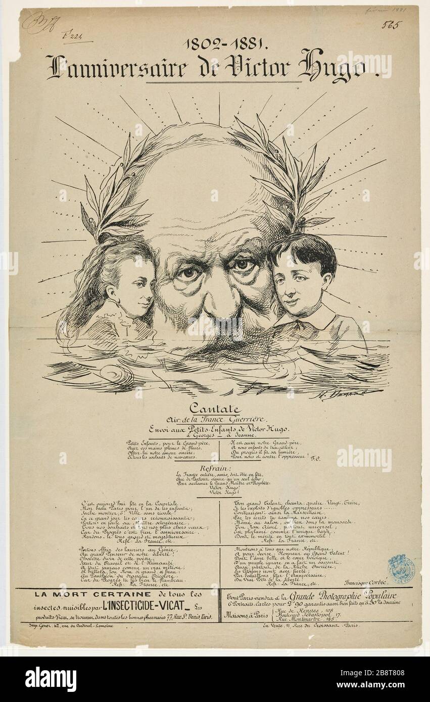 1802 11 The Anniversary Of Victor Hugo Stock Photo Alamy