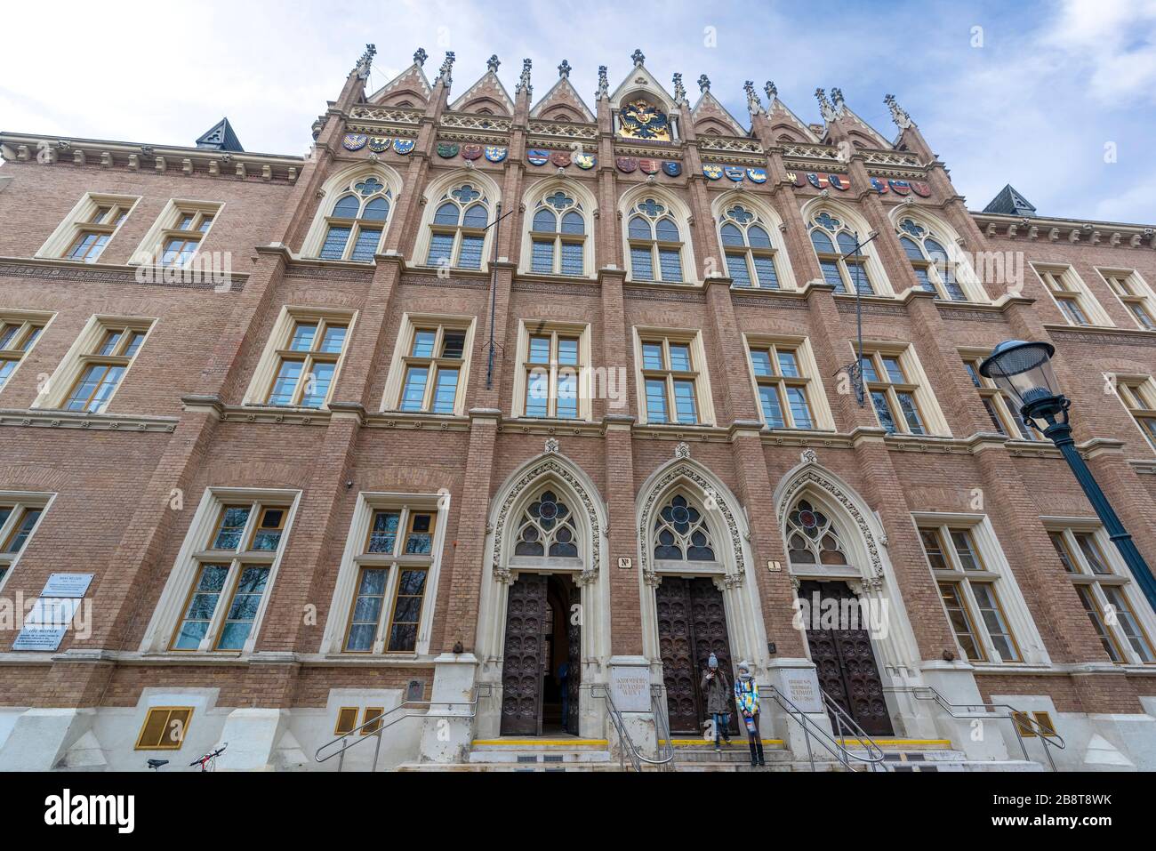 Vienna, Austria. View of the Akademisches Gymnasium, the oldest grammar