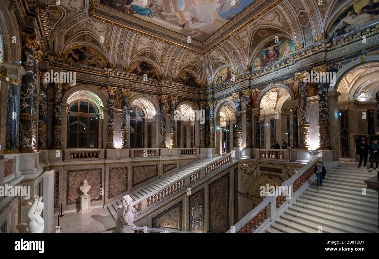 Vienna, Austria Interior of Museum of Art History (Kunsthistorisches