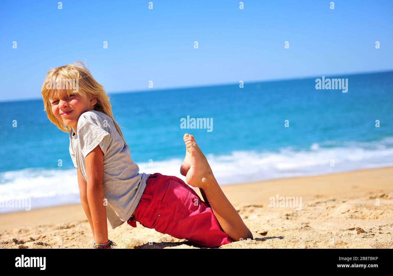 4. "Sandy blond hair boy" - Getty Images - wide 7