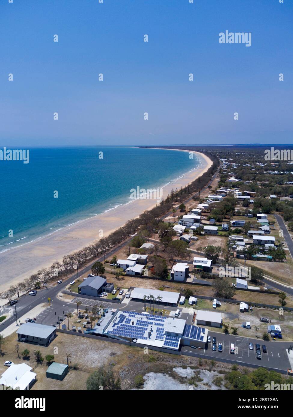 Aerial of the Woodgate Beach Hotel 195 Esplanade Woodgate Beach