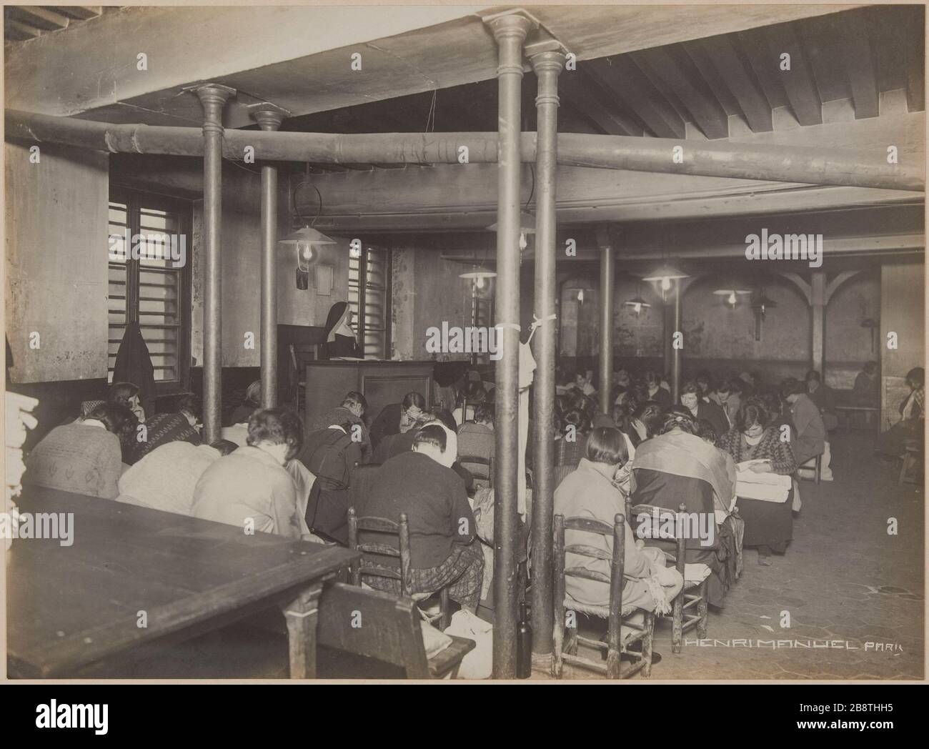 held with views back, SaintLazare jail, prison for women, 107