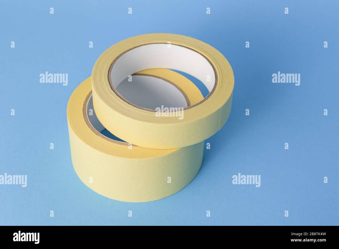 Painters tape (masking tape) for protect walls when painting Stock