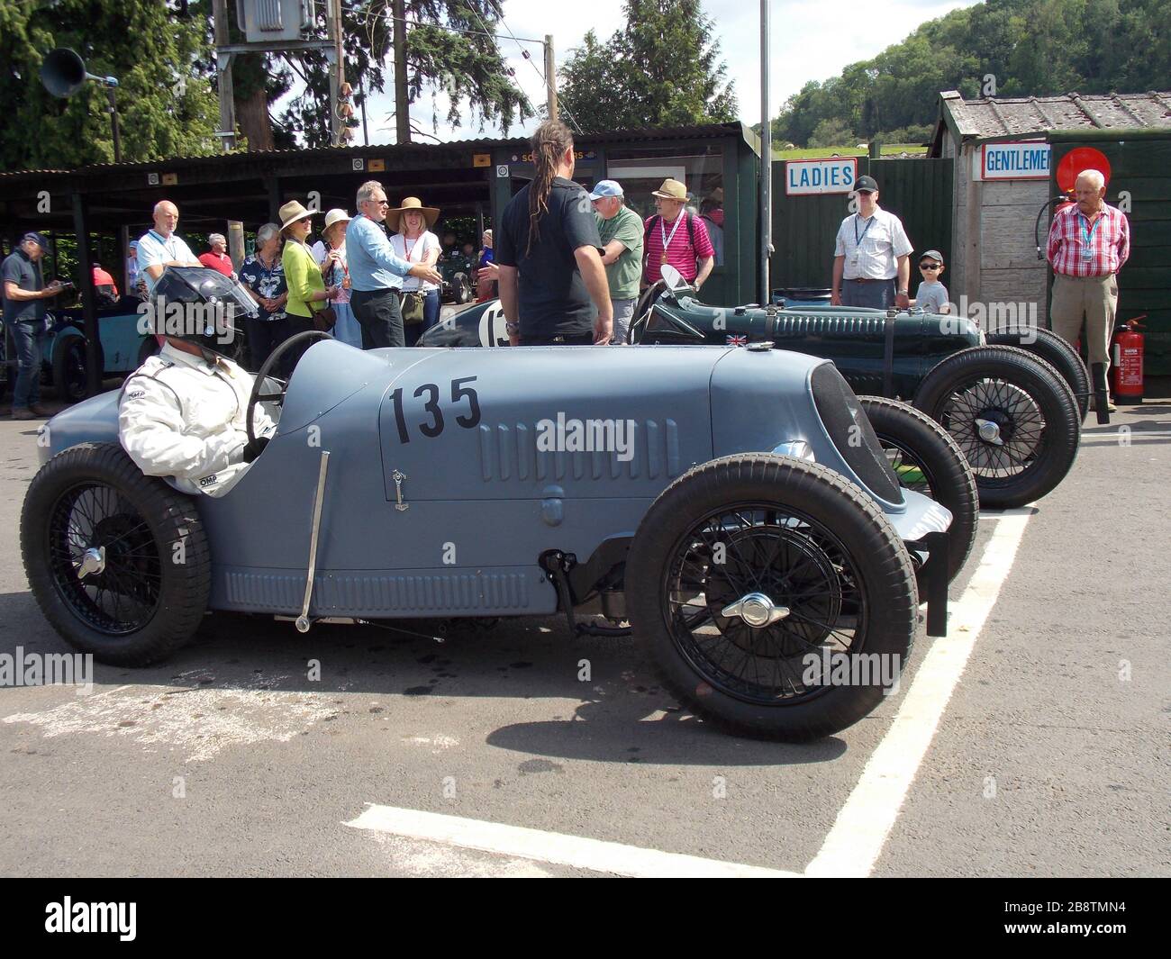 Classic car show, Shelsley Walsh Stock Photo