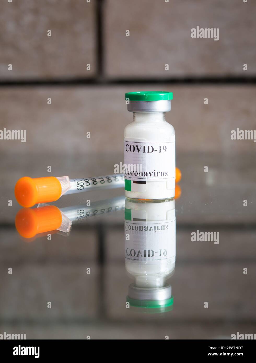 Vaccine and syringe injection. It use for prevention,immunization and ...
