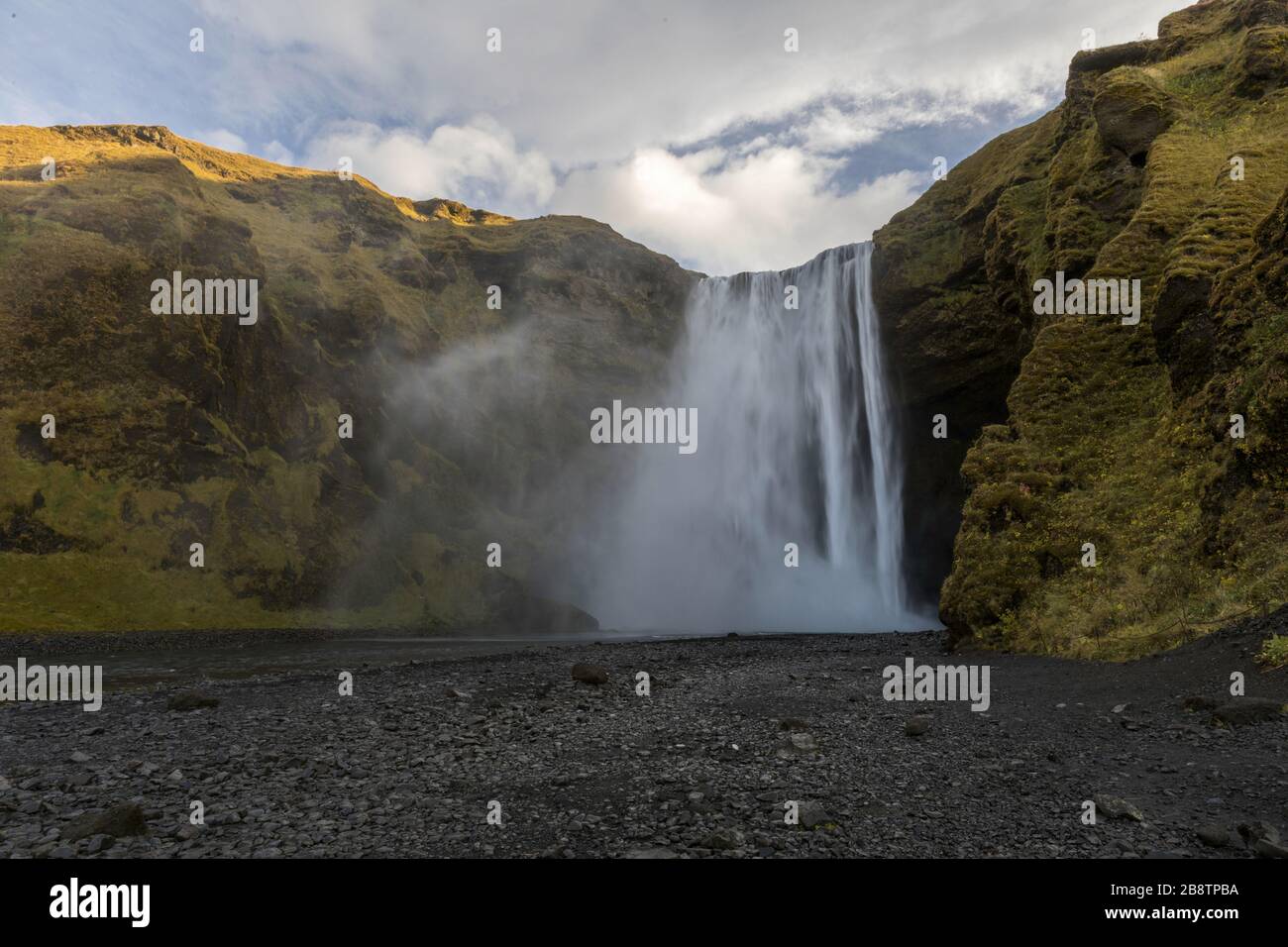 Iceland Skogafoss Rainbow Waterfall Stock Photo Alamy Iceland Skogafoss Rainbow Waterfall Stock Photo Alamy