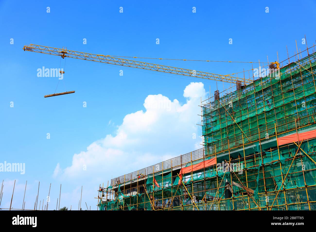 The construction site is under construction Stock Photo Alamy
