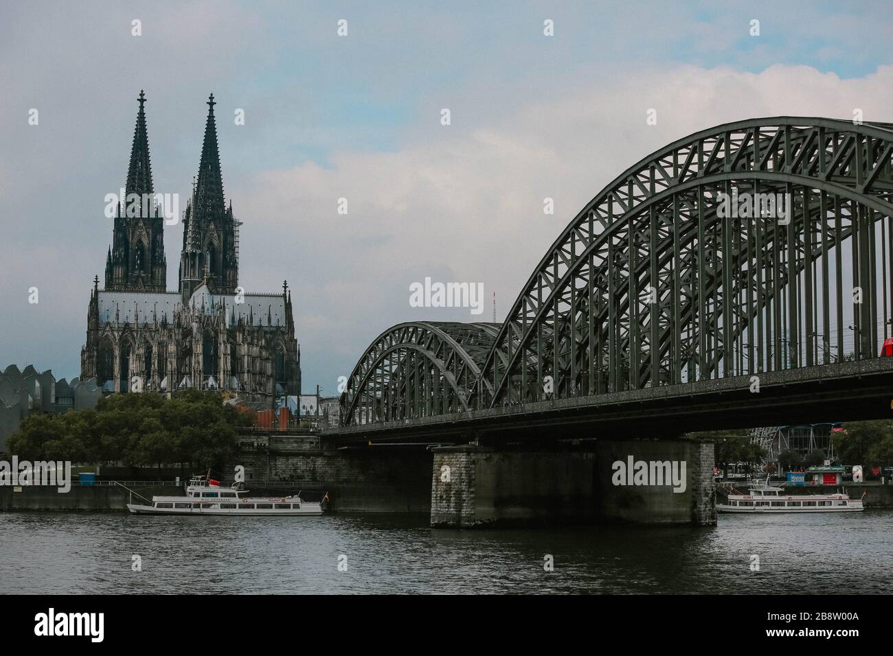 Hohenzollern Bridge, Cologne, Germany Stock Photo