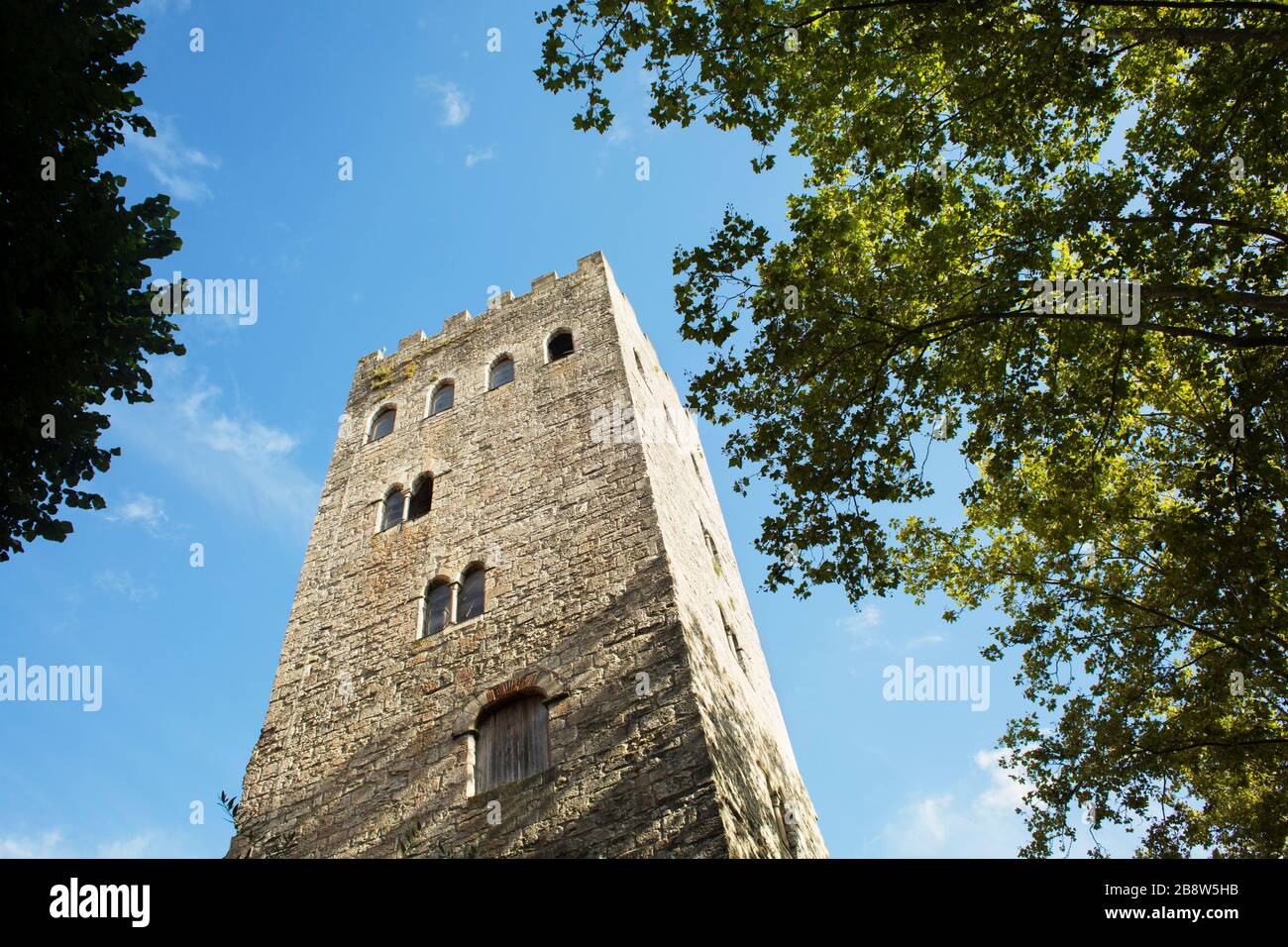 Torre Jean XXII. Cahors, Òlt, Occitania (Lot, France) Stock Photo