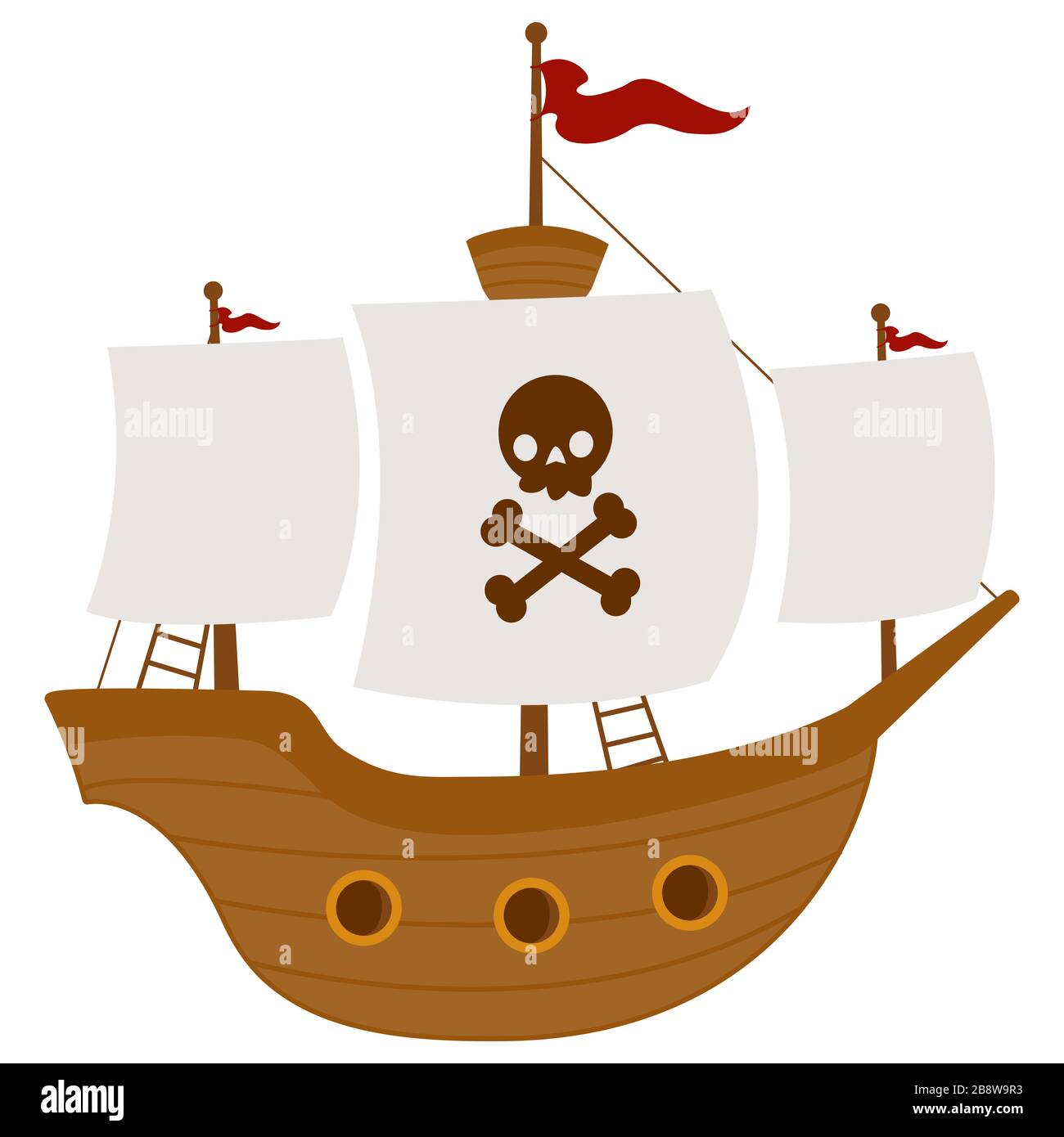 Free clip art Pirate-ship by mystica