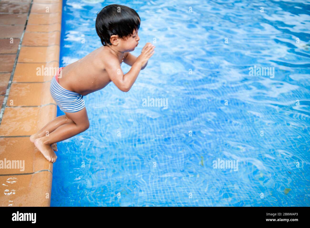 Teen Boys Swimming Pool High Resolution Stock Photography and Images