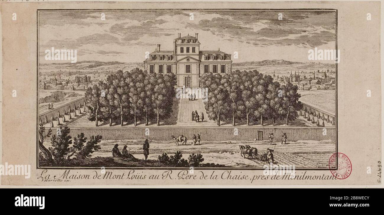 The House Mont Loüis the Reverend Father de la Chaise, near The House Mont Loüis the Reverend Father de la Chaise, near