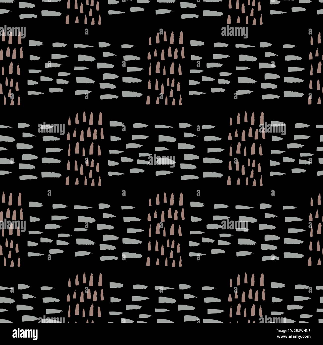 Vector wicker weave effect seamless pattern background. Abstract plaid basket effect backdrop. Repeat woven style gray black brown. design. Horizontal Stock Vector