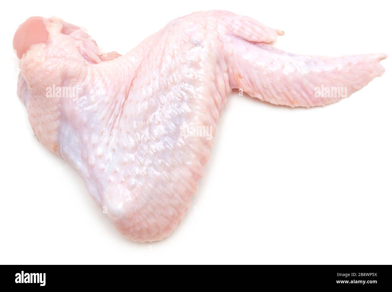 Chicken wing isolated on white background Stock Photo - Alamy