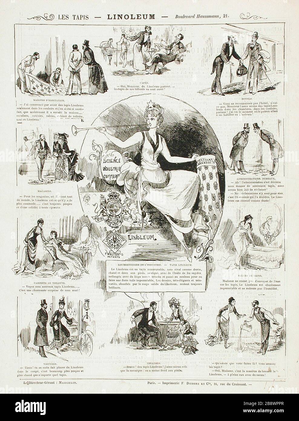 La Vie Parisienne (image 3 of 8); English: Belgium, 1876 Volume, number,  page: No. 7, Sunday 12 February 1876 Prints; engravings Wood engraving  Sheet: 13 11/16 x 10 11/16 in. (34.77 x