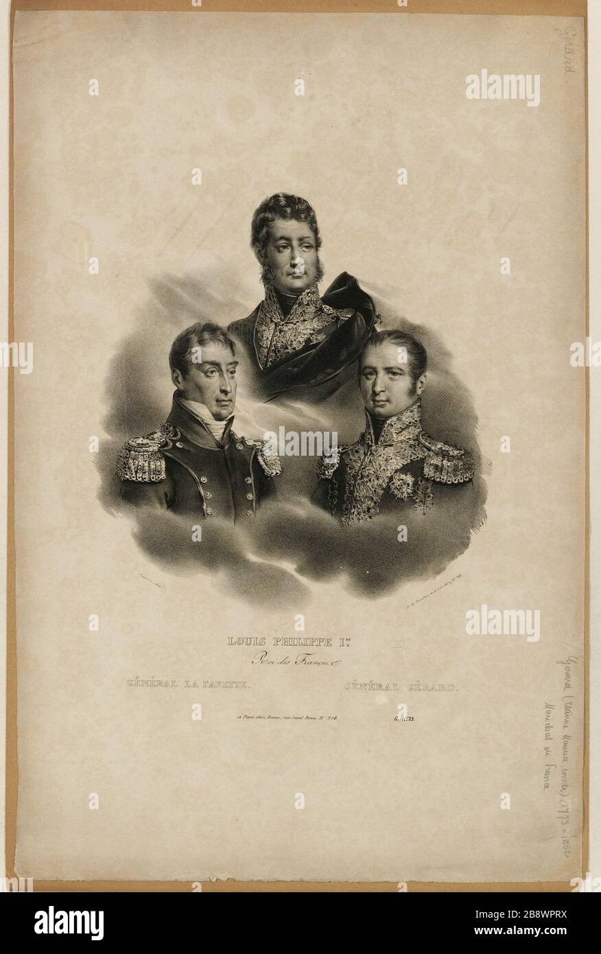 Louis Philippe I / ROI of French / General Lafayette / General Gerard