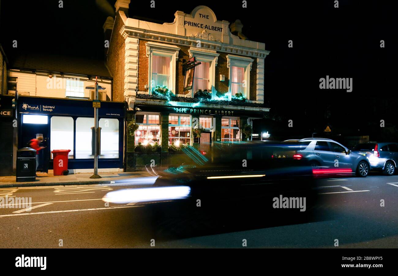 Pubs close after ruling by Government Prince Albert Pub Twickenham