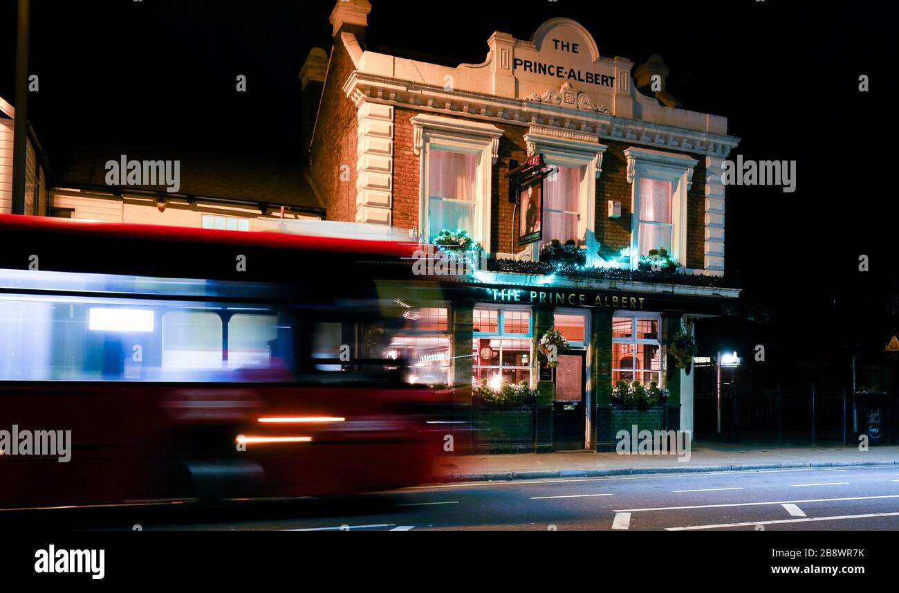 Pubs close after ruling by Government Prince Albert Pub Twickenham