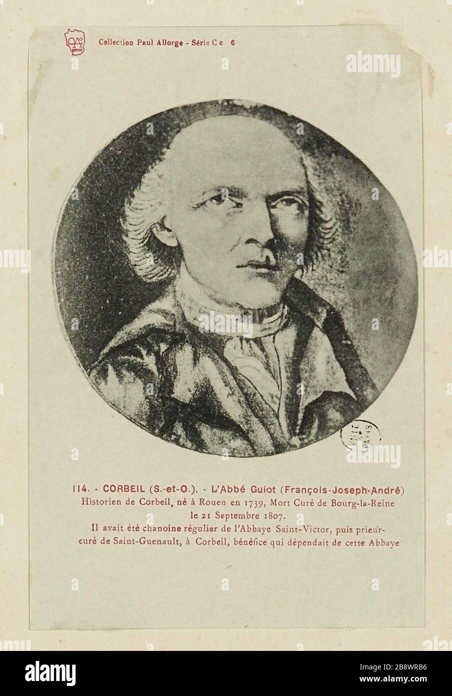 Corbeil 11. [...] - Father Guiot Stock Photo