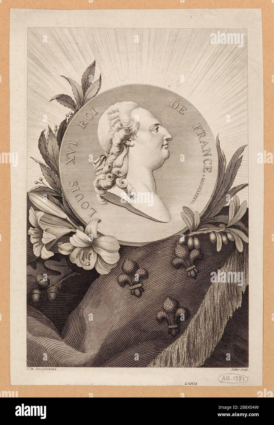 King Louis XVI of France Stock Photo