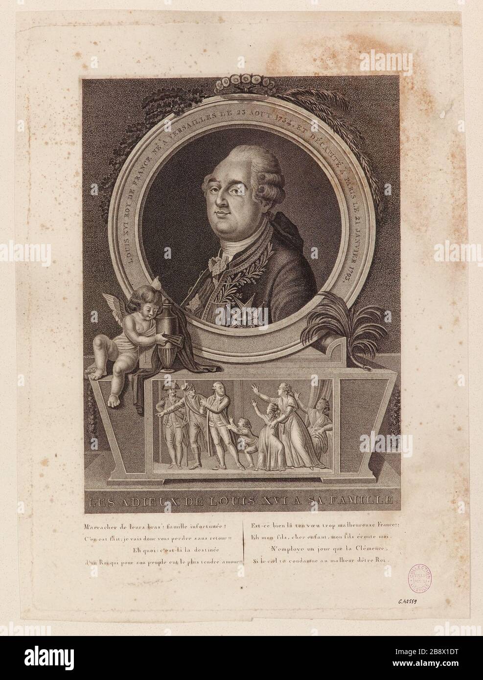 Louis XVI King of France at Versailles Born August 23, 1754 and ...