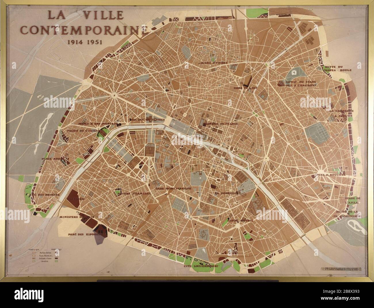 Seine Extreme Definition PDF 1867 Map Notre-Dame Ville de Paris Montmartre 